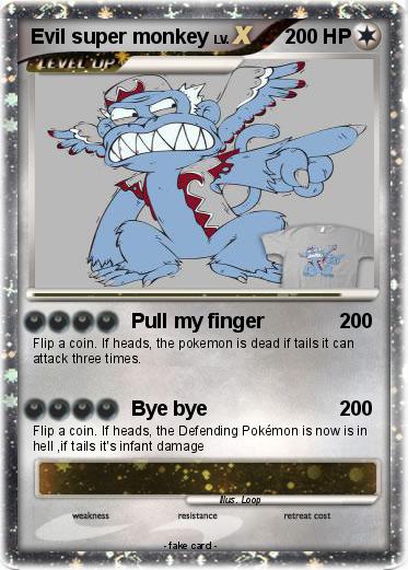 Pokemon Evil super monkey