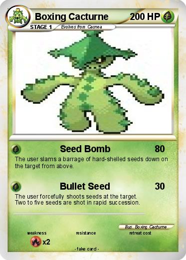 Pokemon Boxing Cacturne