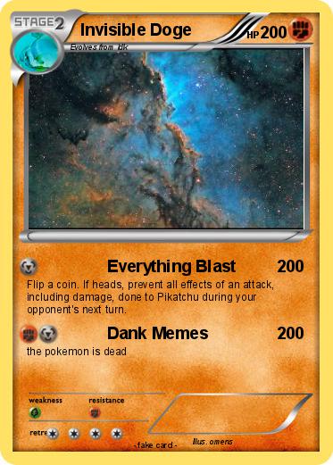 Pokemon Invisible Doge