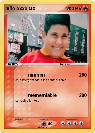 Pokemon niño oxxo GX