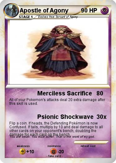 Pokemon Apostle of Agony