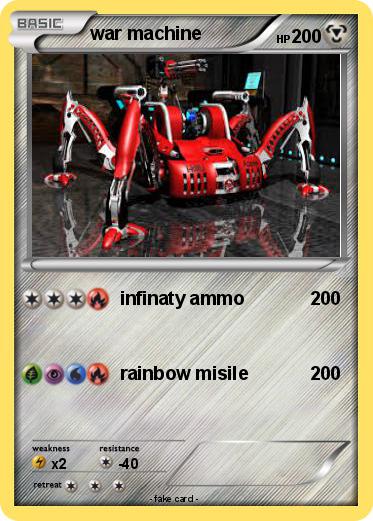 Pokemon war machine