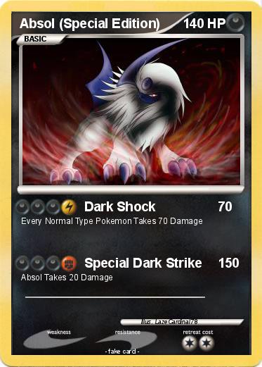 Pokemon Absol (Special Edition)
