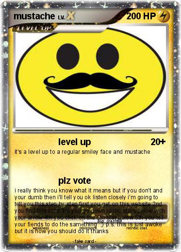 Pokemon mustache