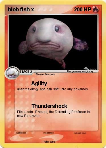Pokemon blob fish x
