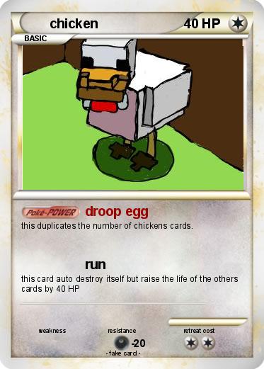 Pokemon chicken