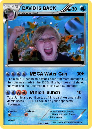 Pokemon DAVID IS BACK