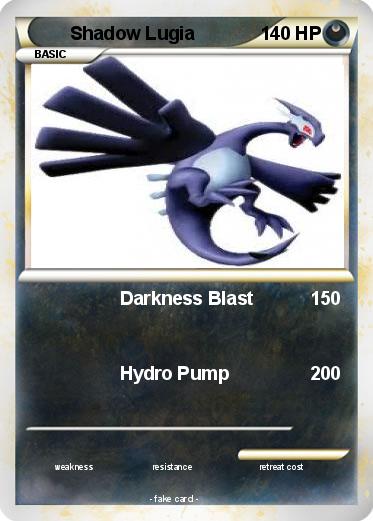 Pokemon Shadow Lugia