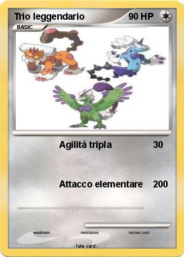 Pokemon Trio leggendario
