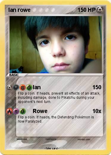 Pokemon Ian rowe