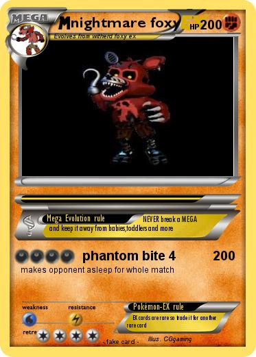 Pokemon nightmare foxy