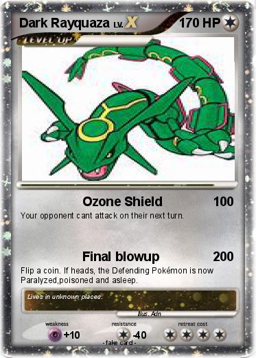 Pokemon Dark Rayquaza