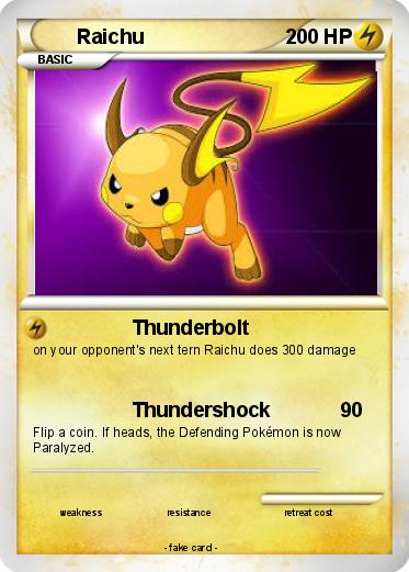 Pokemon Raichu