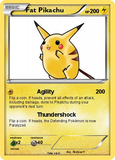 Pokemon Fat Pikachu