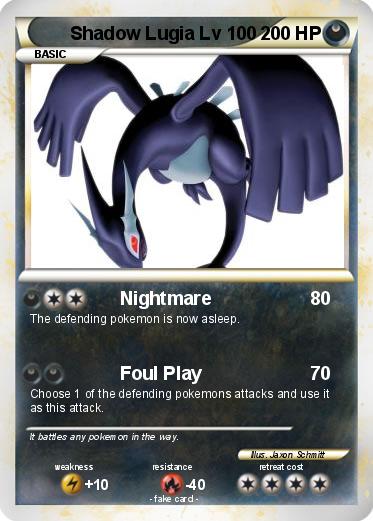 Pokemon Shadow Lugia Lv 100