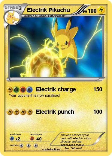 Pokemon Electrik Pikachu