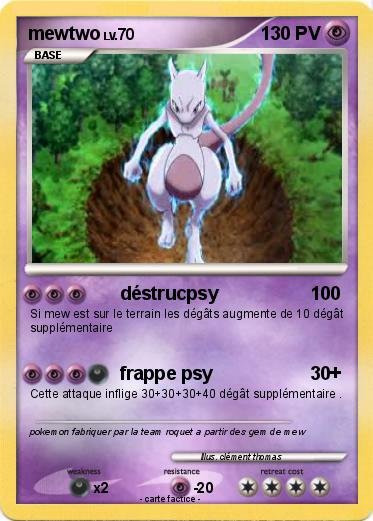 Pokemon mewtwo