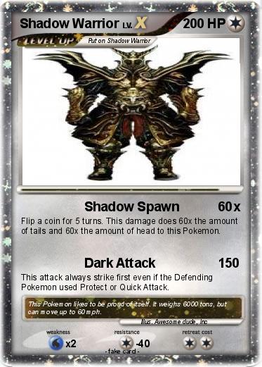 Pokemon Shadow Warrior