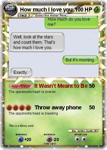 Pokemon How much I love you