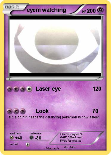 Pokemon eyem watching
