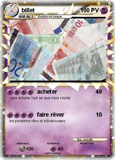 Pokemon billet