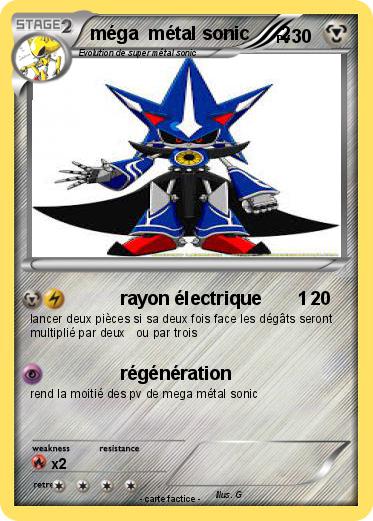 Pokemon méga  métal sonic      2