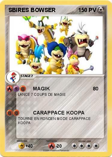 Pokemon SBIRES BOWSER