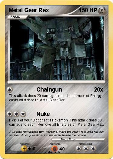 Pokemon Metal Gear Rex