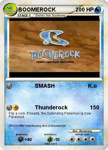 Pokemon BOOMEROCK