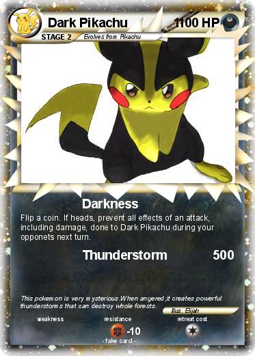 Pokemon Dark Pikachu             1
