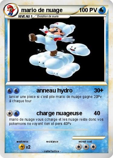 Pokemon mario de nuage
