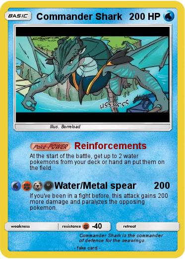 Pokemon Commander Shark
