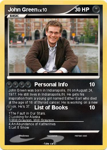 Pokemon John Green