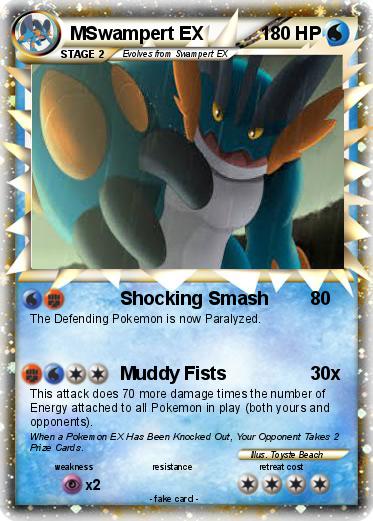 Pokemon MSwampert EX