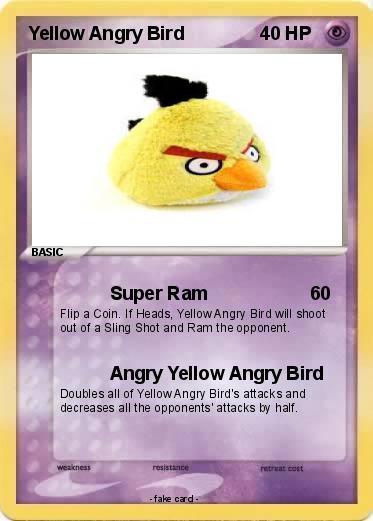Pokemon Yellow Angry Bird