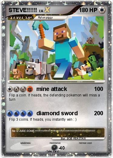 Pokemon STEVE!!!!!!
