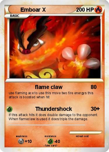 Pokemon Emboar X