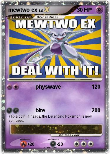 Pokemon mewtwo ex