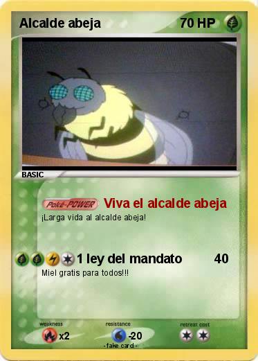 Pokemon Alcalde abeja