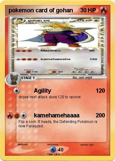 Pokemon pokemon card of gohan