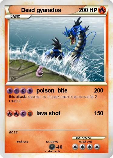 Pokemon Dead gyarados