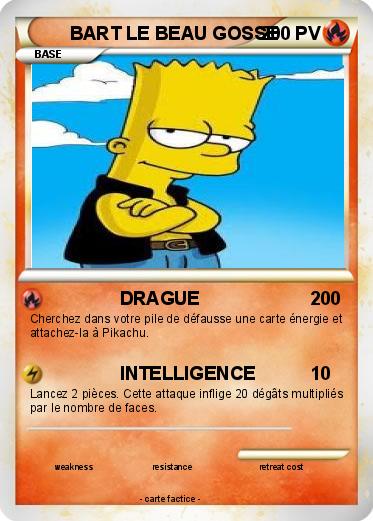 Pokemon BART LE BEAU GOSSE