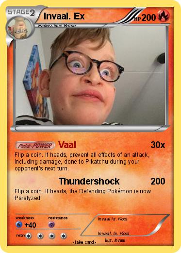 Pokemon Invaal. Ex
