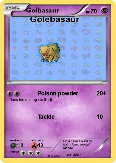 Pokemon Golbasaur