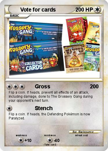 Pokemon Vote for cards