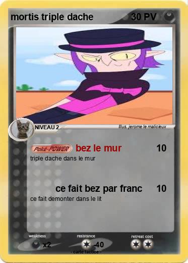 Pokemon mortis triple dache