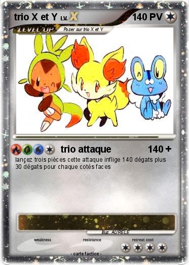 Pokemon trio X et Y