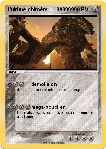 Pokemon l'ultime chimère      999999