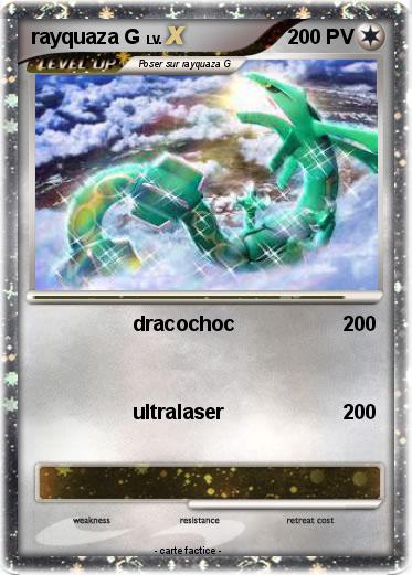 Pokemon rayquaza G