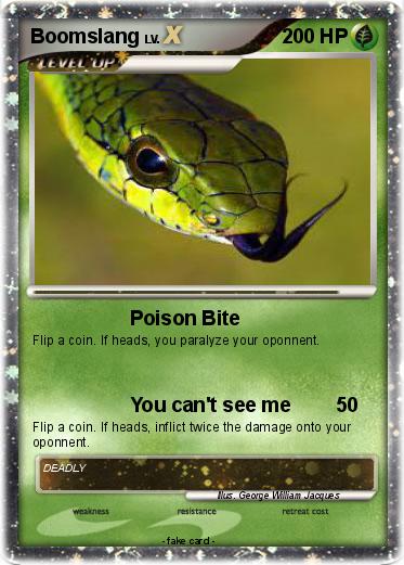 Pokemon Boomslang